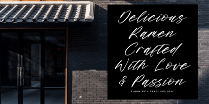 Midnight Horizon Font Poster 2