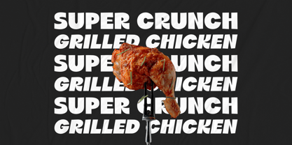 Sugar Chunk Font Poster 4