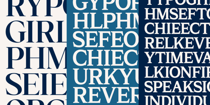 GC Milan Headline Font Poster 3