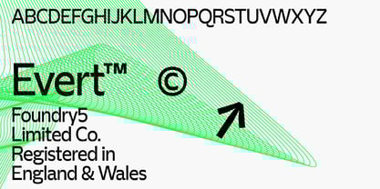 Evert PE Text Font Poster 13