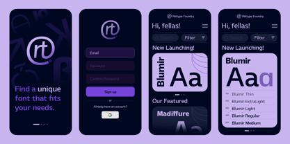 Blumir Font Poster 7