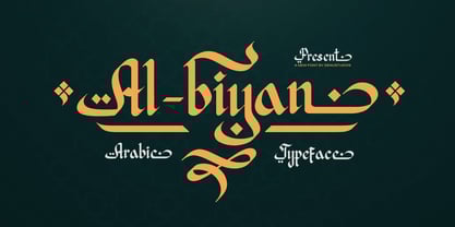 Al Biyan Font Poster 1