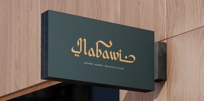 Al Biyan Font Poster 9