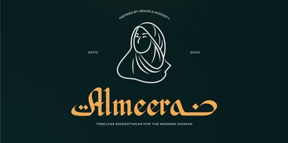 Al Biyan Font Poster 4