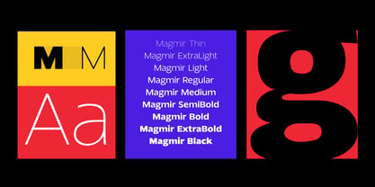 Magmir Font Poster 2