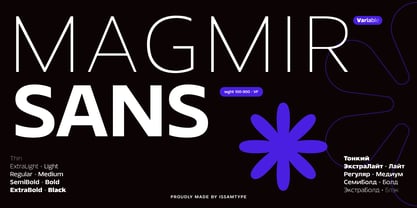 Magmir Font Poster 1