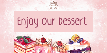 Sticky Tofus Font Poster 2