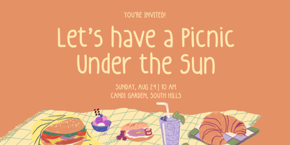 Sticky Tofus Font Poster 3