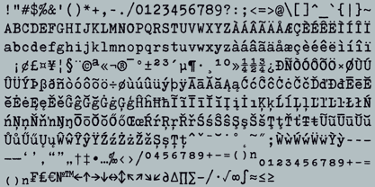 Nordic Typewriter Font Poster 4