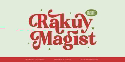 Rakuy Magist Font Poster 1