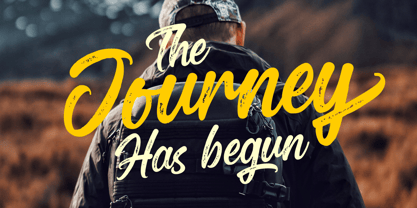 Bright Flash Font Poster 6