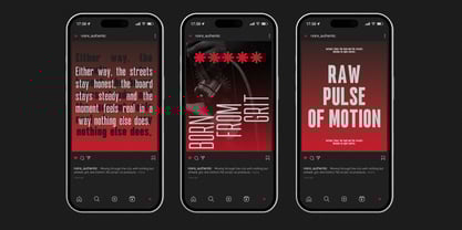 TRT Noire Authentic Font Poster 13