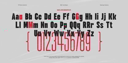 TRT Noire Authentic Font Poster 6