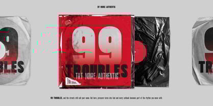 TRT Noire Authentic Font Poster 9