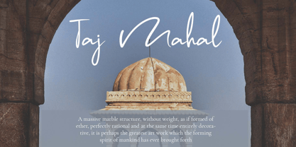 Modien Font Poster 3