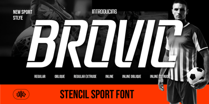 Brovic Font Poster 1