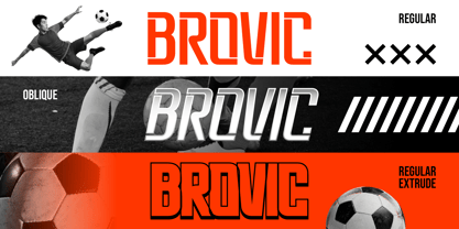 Brovic Font Poster 4