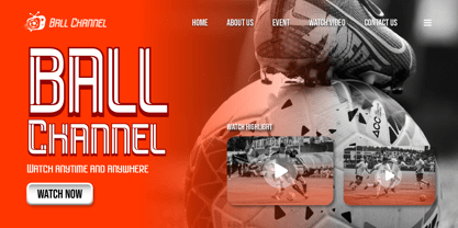 Brovic Font Poster 9