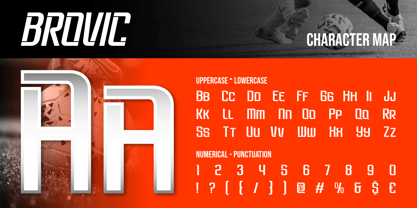 Brovic Font Poster 2