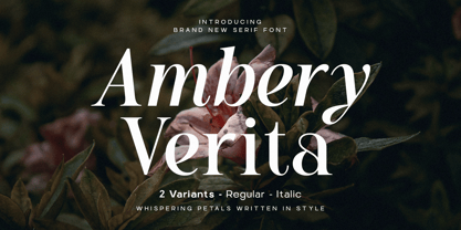 Ambery Verita Font Poster 1