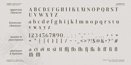 Ambery Verita Font Poster 10