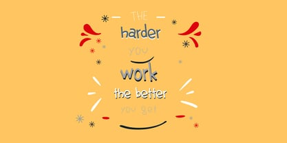 PN Grudge Font Poster 3