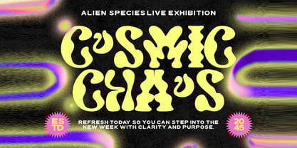 Vanita Psyc Font Poster 5