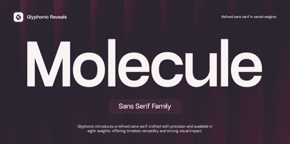 GC Molecule Font Poster 1