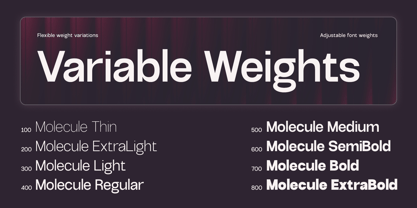 GC Molecule Font Poster 2