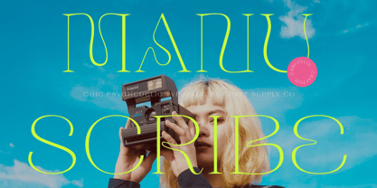 Manuscribe Font Poster 1