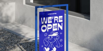 Astrion Reverse Font Poster 9