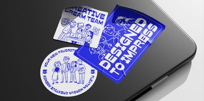 Astrion Reverse Font Poster 8