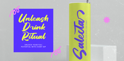 Dhaily Cluter Font Poster 11