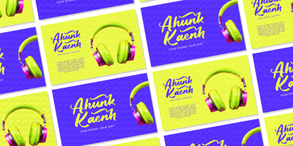 Dhaily Cluter Font Poster 8