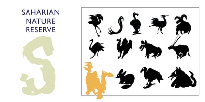 Saharan fresco Font Poster 2