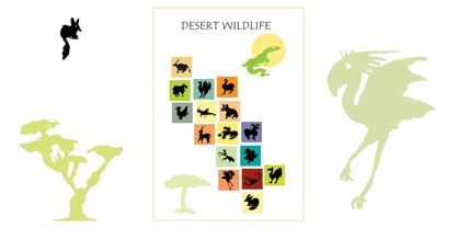 Saharan fresco Font Poster 4