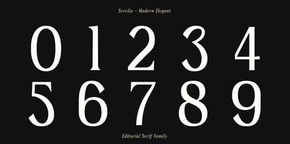 Serelia Font Poster 12