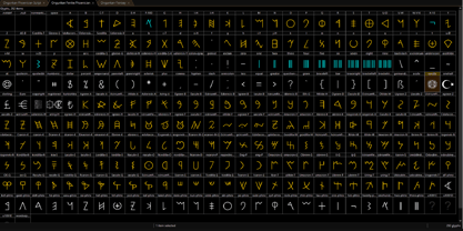 Ongunkan Fenike Phoenician Font Poster 6