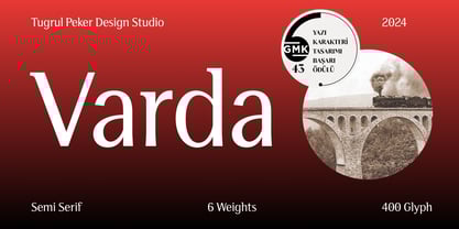 Varda Semi Serif Font Poster 1