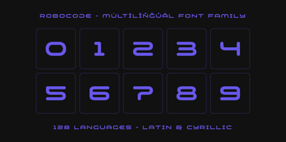 Robocode Font Poster 4