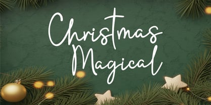 Christmas Magical Font Poster 1