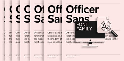 Officer Sans Font Poster 2
