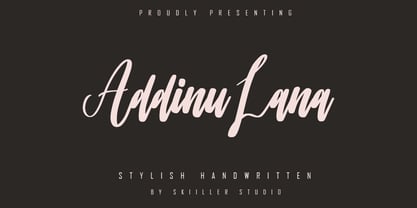 Addinu Lana Font Poster 1
