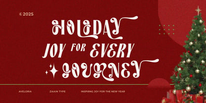 Zt Aveloria Font Poster 2