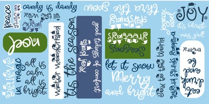 ZP Cherry Merry Font Poster 2