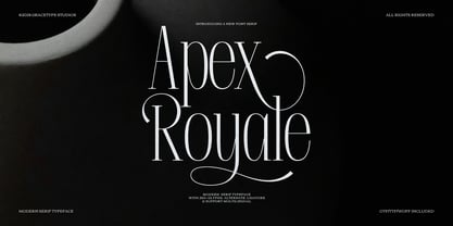 Apex Royale Font Poster 1