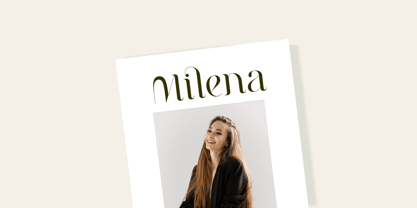 Milea Font Poster 4