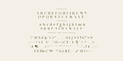 Milea Font Poster 11