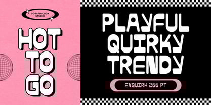 Cook Exquirk Font Poster 2