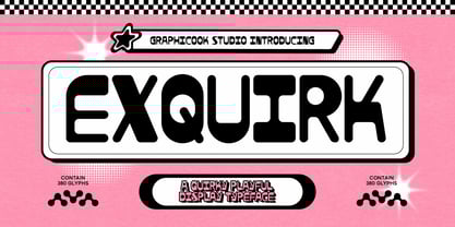 Cook Exquirk Font Poster 1